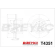 DAVID VASCO T4351 - Jeu de 2 disques de frein avant