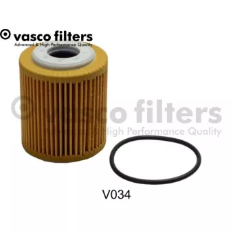 Filtre à huile DAVID VASCO V034 pour OPEL COMBO 1.5 D 4x4 - 131cv