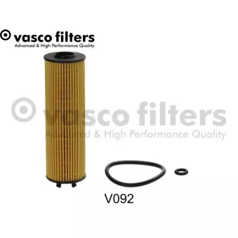 Filtre à huile DAVID VASCO V092 pour VOLKSWAGEN PASSAT 2.0 TDI 4motion - 150cv