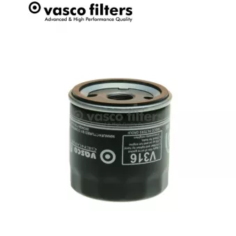 Filtre à huile DAVID VASCO V316 pour LANCIA LYBRA 1.9 JTD - 105cv