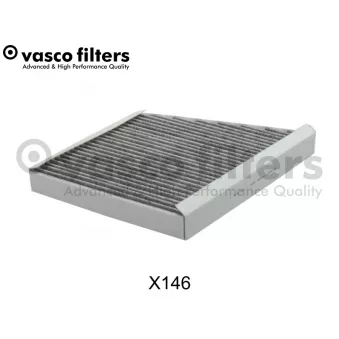 Filtre, air de l'habitacle DAVID VASCO X146 pour MERCEDES-BENZ CLS 280 - 231cv