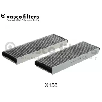 Filtre, air de l'habitacle DAVID VASCO X158 pour AUDI A6 2.0 TDI - 170cv