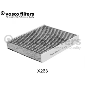 Filtre, air de l'habitacle DAVID VASCO X263 pour CADILLAC SRX 3.0 - 269cv