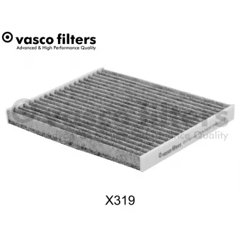 Filtre, air de l'habitacle DAVID VASCO X319 pour HYUNDAI I30 1.4 T-GDi - 140cv
