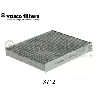 Filtre, air de l'habitacle DAVID VASCO X712 pour OPEL MOKKA / MOKKA X 1.6 CDTI 4x4 - 136cv