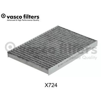Filtre, air de l'habitacle DAVID VASCO X724 pour KIA PRO CEED 1.6 CRDi 128 - 128cv