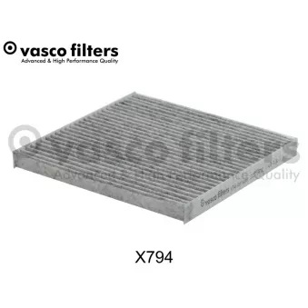 Filtre, air de l'habitacle DAVID VASCO X794 pour NISSAN MICRA 1.2 - 80cv