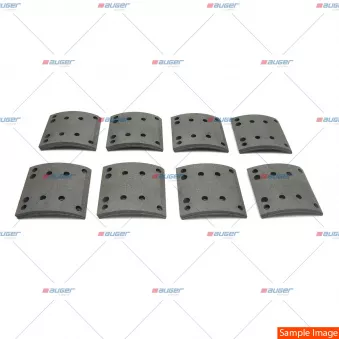 AUGER 92892 - Kit de garnitures de frein, frein à tambour