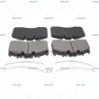 AUGER 92906 - Jeu de 4 plaquettes de frein avant