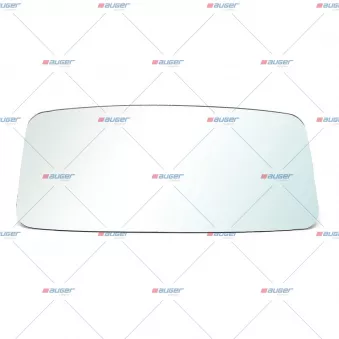AUGER 93080 - Verre de rétroviseur, rétroviseur extérieur