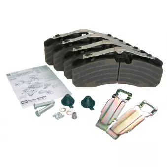 Jeu de 4 plaquettes de frein KNORR-BREMSE OEM A0044207020