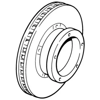 KNORR-BREMSE K069806 - Jeu de 2 disques de frein avant