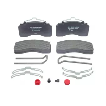 KNORR-BREMSE K242225N50 - Jeu de 4 plaquettes de frein