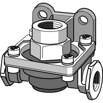 Vave de desserrage rapide KNORR-BREMSE KX2552/3