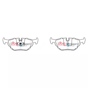 DBA Australia DB1132SS - Jeu de 4 plaquettes de frein avant