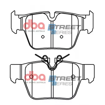 Jeu de 4 plaquettes de frein avant DBA Australia [DB15128SS]