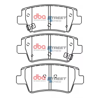 DBA Australia DB15139SS - Jeu de 4 plaquettes de frein avant