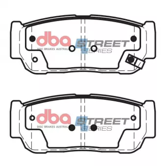 DBA Australia DB1673SS - Jeu de 4 plaquettes de frein avant