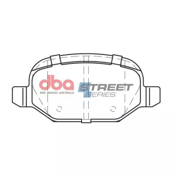DBA Australia DB2039SS - Jeu de 4 plaquettes de frein avant