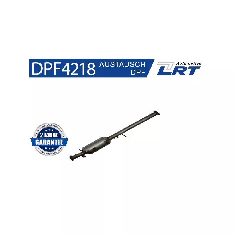 Filtre à particules / à suie, échappement LRT DPF4218 - Visuel 1