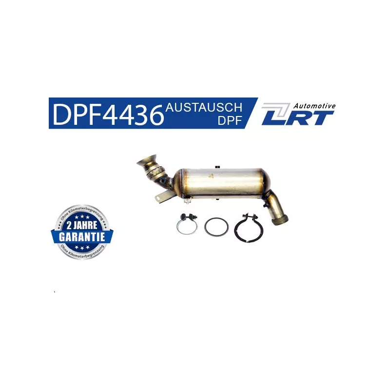Filtre à particules / à suie, échappement LRT DPF4436 - Visuel 1