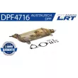 Filtre à particules / à suie, échappement LRT [DPF4716]