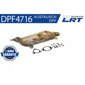 Filtre à particules / à suie, échappement LRT [DPF4716]