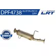 Filtre à particules / à suie, échappement LRT [DPF4738]