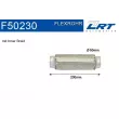 Tuyau flexible, échappement LRT [F50230]