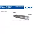 Tuyau flexible, échappement LRT [FA45201]