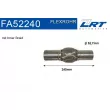 Tuyau flexible, échappement LRT [FA52240]