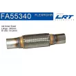 Tuyau flexible, échappement LRT [FA55340]