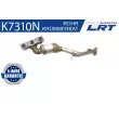 LRT K7310N - Catalyseur en coude