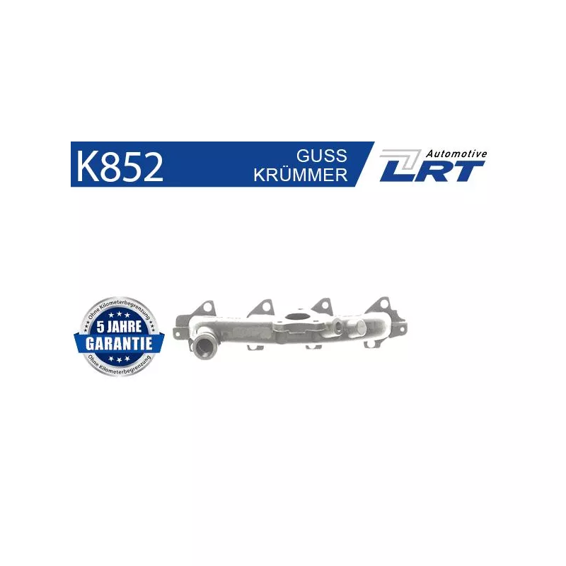 Collecteur, système d'échappement LRT K852 - Visuel 2