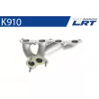 Collecteur, système d'échappement LRT [K910]