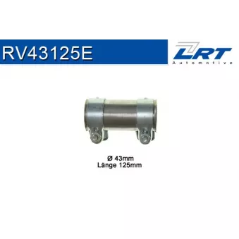LRT RV43125E - Raccord de tuyau, système d'échappement