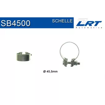 LRT SB4500 - Raccord de tuyau, système d'échappement