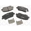 Jeu de 4 plaquettes de frein avant STELLOX [000 287B-SX]