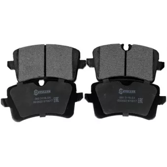 Jeu de 4 plaquettes de frein avant STELLOX [000 311B-SX]