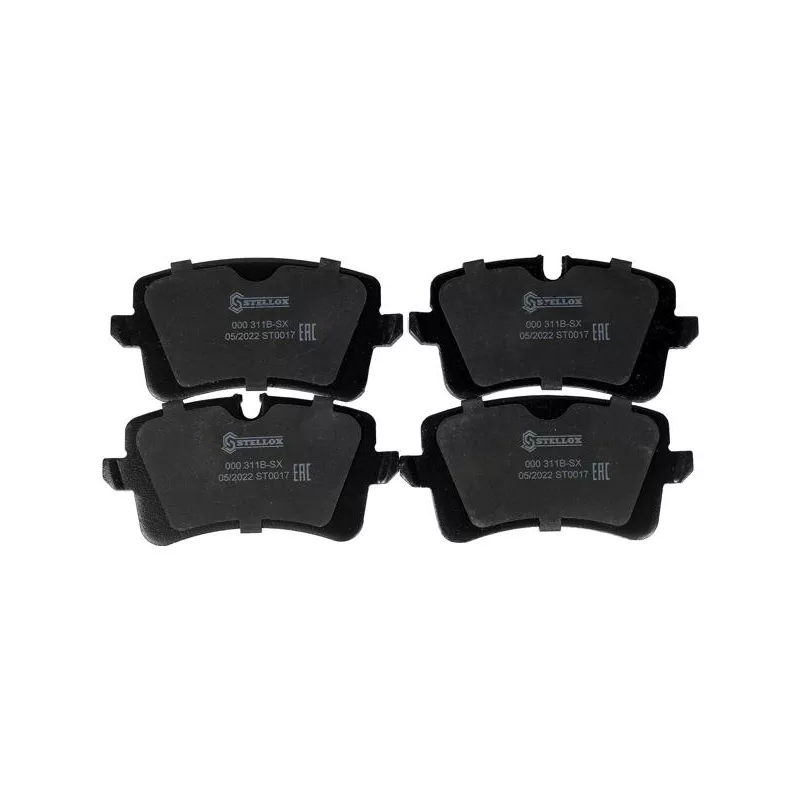 Jeu de 4 plaquettes de frein avant STELLOX 000 311B-SX - Visuel 1