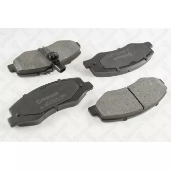 Jeu de 4 plaquettes de frein avant STELLOX [000 376B-SX]