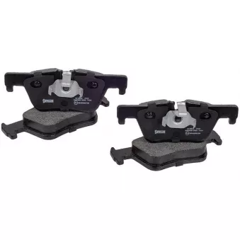 Jeu de 4 plaquettes de frein avant STELLOX [000 398B-SX]