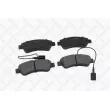 Jeu de 4 plaquettes de frein avant STELLOX [000 670B-SX]