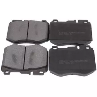 Jeu de 4 plaquettes de frein avant STELLOX [000 730B-SX]