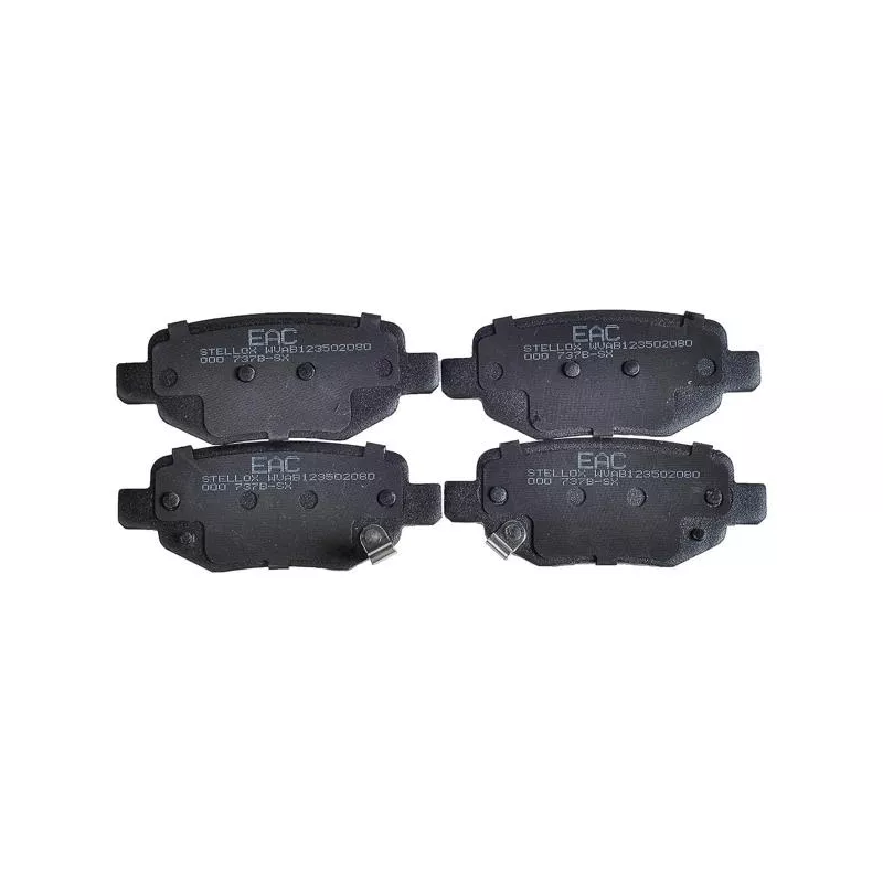 Jeu de 4 plaquettes de frein avant STELLOX 000 737B-SX - Visuel 2