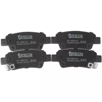 STELLOX 001 082B-SX - Jeu de 4 plaquettes de frein avant