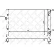 Radiateur, refroidissement du moteur STELLOX [10-25005-SX]