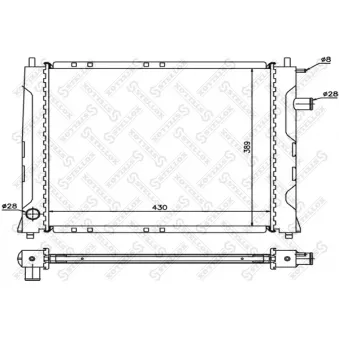 STELLOX 10-25014-SX - Radiateur, refroidissement du moteur