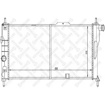 STELLOX 10-25100-SX - Radiateur, refroidissement du moteur
