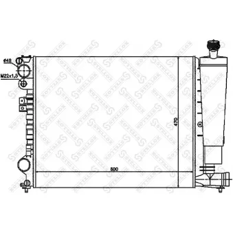 STELLOX 10-25209-SX - Radiateur, refroidissement du moteur